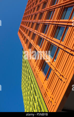 Brightly Colored Office Blocks at Central St Giles London where Google has its Offices Stock Photo