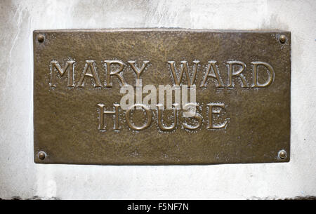 Mary Ward House Tavistock Place London Stock Photo