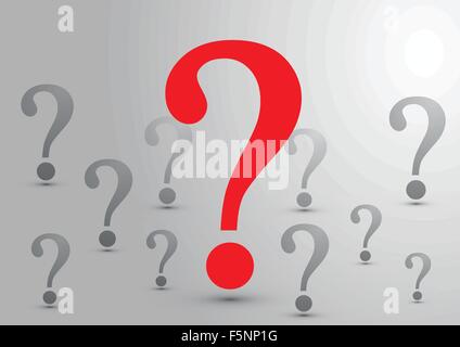 Abstract question mark background, VECTOR, EPS10 Stock Vector