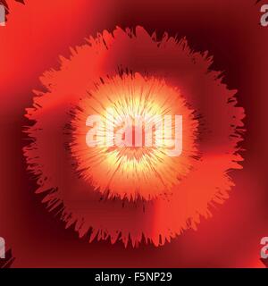 Abstract red flower, VECTOR, EPS10 Stock Vector