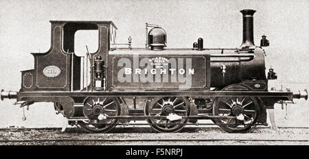 London, Brighton and South Coast Railway B1 Class 0-4-2 steam ...