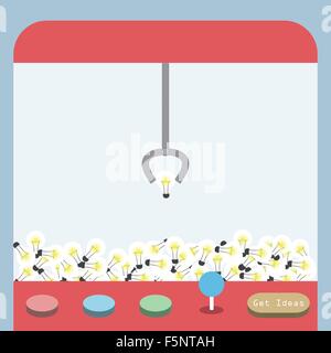 Ideas machine, Ideas concept, VECTOR, EPS10 Stock Vector