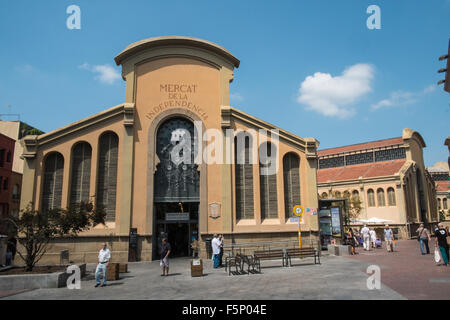 Old Mercat, Market, in centre of Terrassa,a town,suburb of Barcelona,Catalonia,Spain Stock Photo