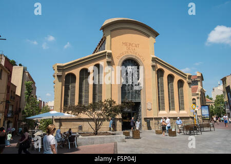 Old Mercat, Market, in centre of Terrassa,a town,suburb of Barcelona,Catalonia,Spain Stock Photo