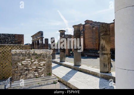 Pompeii ruins in Italy Stock Photo