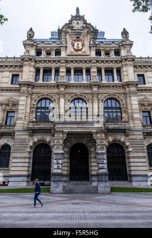 Diputacion Foral de Vizcaya Building, Bilbao, Basque Country, Spain Stock Photo