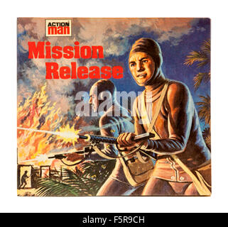 Vintage Action Man 'Mission Release' Mini-Story Book (1978), published by Aidan Ellis Publishing Ltd. Stock Photo
