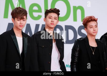 The red carpet of 2015 Melon Music Awards in Seoul, South Korea on 07th November, 2015.(China and South Korea Out) Stock Photo