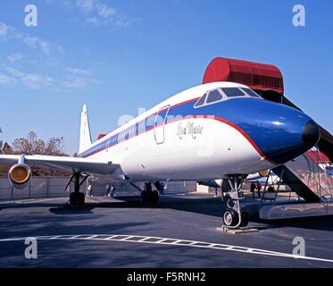 Convair CV880 named the Lisa Marie, Elvis Presleys private jet, Memphis, Tennessee, United States of America.