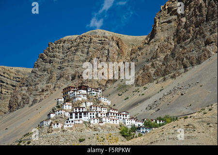 Key monastery, spiti valley, himachal pradesh, india, asia Stock Photo