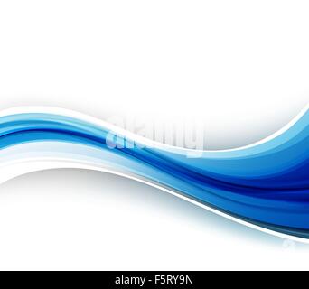 Abstract Modern Blue, Black And White Background Stock Vector
