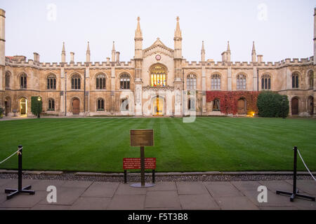 Corpus Christi College, Cambridge, UK. Stock Photo