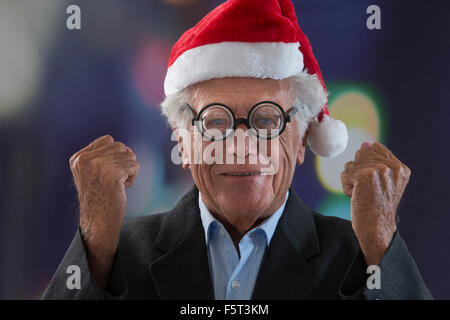senior man making the ok thumbs up gesture Stock Photo