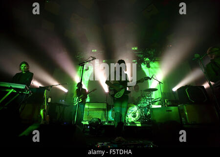 Tame Impala headline at the Barrowlands Ballroom in Glasgow  Featuring: Tame Impala Where: Glasgow, Scotland, United Kingdom When: 08 Sep 2015 Stock Photo