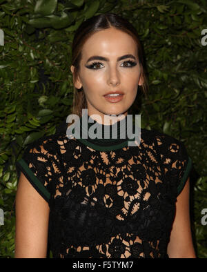 Celebrities attend the Salvatore Ferragamo 100 Years In Hollywood celebration at the newly unveiled Rodeo Drive flagship Salvatore Ferragamo boutique.  Featuring: Camilla Belle Where: Los Angeles, California, United States When: 09 Sep 2015 Stock Photo