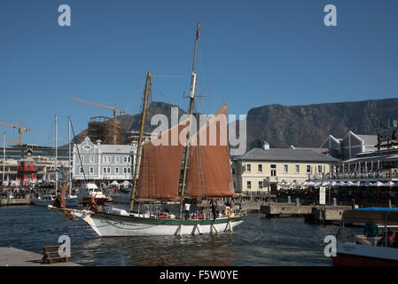 Spirit of Victoria a yacht on Cape Town Harbour South Africa Stock Photo
