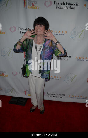 Farrah Fawcett Foundation Presents First Annual 'Tex-Mex Fiesta' Benefiting Stand Up to Cancer: Event Honors Jaclyn Smith, Lipstick Angels and Advaxis, Inc.  Featuring: Jo Anne Worley Where: Los Angeles, California, United States When: 09 Sep 2015 Stock Photo