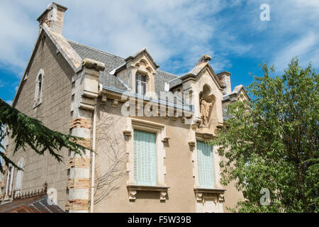 Villa Bethania, Berenger Sauniere's house in Rennes le Chateau,hilltop village with many conspiracy theories,Aude,France. Stock Photo