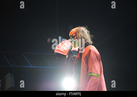 Bestival 2015 - Day 3 - Performances - The Crazy World of Arthur Brown  Featuring: The Crazy World of Arthur Brown Where: Isle Of Wight, United Kingdom When: 12 Sep 2015 Stock Photo