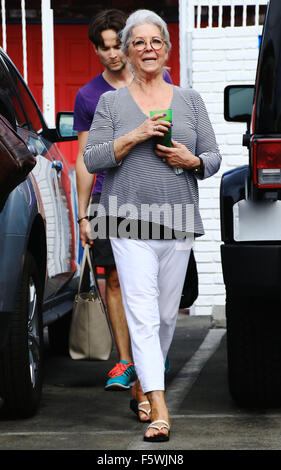 Celebrities at the 'Dancing With The Stars' rehearsal studio in Hollywood  Featuring: Paula Deen Where: Los Angeles, California, United States When: 12 Sep 2015 Stock Photo