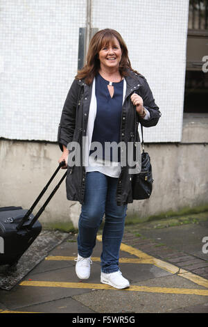 Coleen Nolan outside ITV Studios  Featuring: Coleen Nolan Where: London, United Kingdom When: 14 Sep 2015 Stock Photo