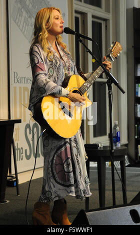 Jewel promoting her new book 'Never Broken: Songs Are Only Half the Story' at Barnes and Noble  Featuring: Jewel Kilcher Where: New York City, New York, United States When: 14 Sep 2015 Stock Photo