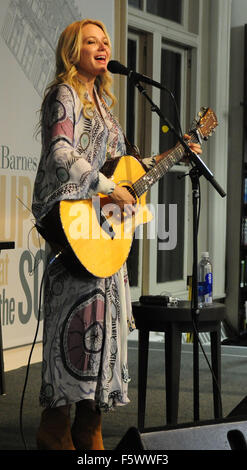 Jewel promoting her new book 'Never Broken: Songs Are Only Half the Story' at Barnes and Noble  Featuring: Jewel Kilcher Where: New York City, New York, United States When: 14 Sep 2015 Stock Photo