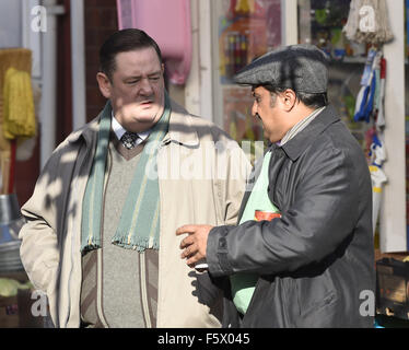 Still Open All Hours Filming In Doncaster For A Christmas Special  Featuring: Johnny Vegas Where: Manchester, United Kingdom When: 15 Sep 2015 Stock Photo