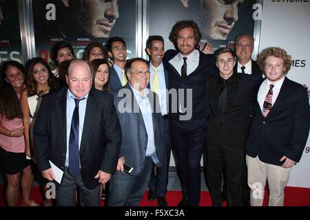 New York premiere of '99 Homes' at AMC Loews Theater - Arrivals  Featuring: Marc Andrews, Michael Shannon, Family Where: New York City, New York, United States When: 17 Sep 2015 Stock Photo