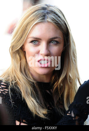 Abbey Clancy filming while in Soho, central London Featuring: Abbey