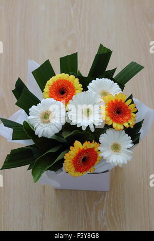 Bouquet of Gerbera flowers Stock Photo