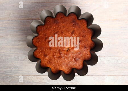 Cake with raisins Stock Photo