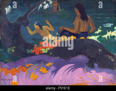 Paul Gauguin - Fatata te Miti (By the Sea) Stock Photo