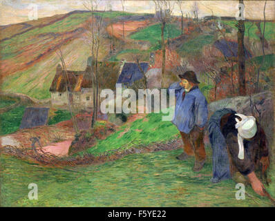 Paul Gauguin - Landscape of Brittany Stock Photo