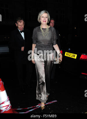 Celebrities spotted in Central London  Featuring: Theresa May Where: London, United Kingdom When: 22 Sep 2015 Stock Photo