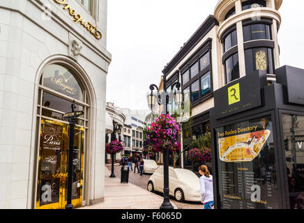 Via Rodeo in Beverly HIlls California Stock Photo