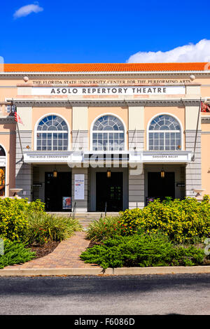 The Florida State University Center For The Performing Arts in Sarasota, also called the Asolo Repertory Theatre Stock Photo