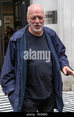 Celebrities at BBC Radio 2  Featuring: David Gilmour Where: London, United Kingdom When: 24 Sep 2015 Stock Photo