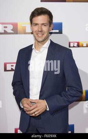 Celebrities attending the RTL press conference at Curio Haus  Featuring: Maik Meuser Where: Hamburg, Germany When: 24 Sep 2015 Stock Photo