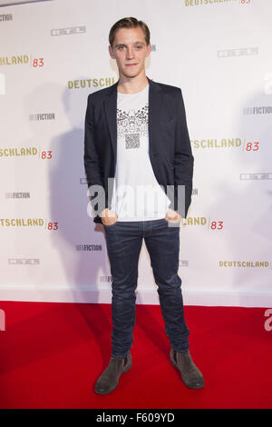 Celebrities attending the RTL press conference at Curio Haus  Featuring: Jonas Nay Where: Hamburg, Germany When: 24 Sep 2015 Stock Photo