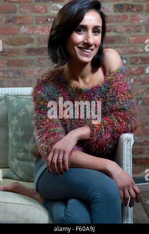 tv presenter journalist Anita Rani pictured central london 2013 Stock Photo