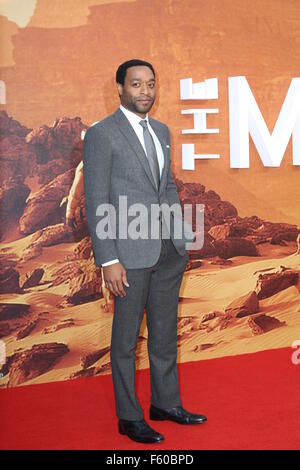 European premiere of 'The Martian' at Odeon Leicester Square - Arrivals  Featuring: Chiwetel Ejiofor Where: London, United Kingdom When: 24 Sep 2015 Stock Photo