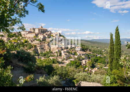 View of Gordes, Provence, France Stock Photo