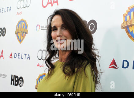 CHAIRS FOR CHARITY  Benefiting Homeless Youth Services At The Los Angeles LGBT Center  Featuring: Andie MacDowell Where: Culver City, California, United States When: 24 Sep 2015 Stock Photo