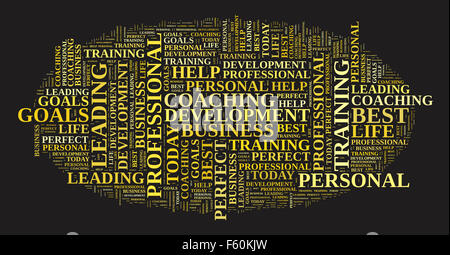 Word Cloud concept Stock Photo