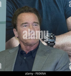 Arnold Schwarzenegger attends the Arnold Classic Europe 2015 expo in Madrid  Featuring: Arnold Schwarzenegger Where: Madrid, Spain When: 25 Sep 2015 Stock Photo