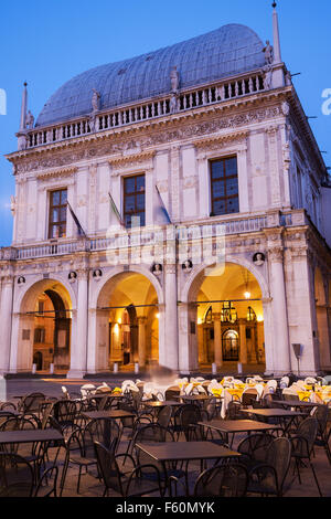 La Loggia (Town Hall) in Brescia Stock Photo