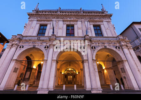 La Loggia (Town Hall) in Brescia Stock Photo