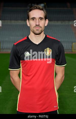 Brussels, Belgium. 10th Nov, 2015. The Belgium mens national football team in official photoshoot for newly introduced Adidas kit. Sven Kums Credit:  Action Plus Sports/Alamy Live News Stock Photo