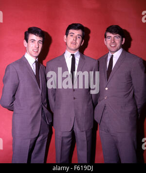 THE BACHELORS Irish pop trio in 1964. From left: Dec, John, Con. Photo Tony Gale Stock Photo